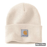 BONNET - CARHARTT - WATCH HAT - WINTER WHITE / BLANC NEIGE