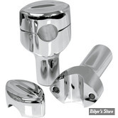 RISERS LA CHOPPERS - MOHAWK - HAUTEUR - 76MM / 3" - DROIT - CHROME