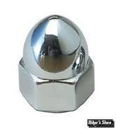 ECLATE N°A / PIECE N° 01 - ECROU D'AXE DE DEBRAYAGE - OEM 7837W - 7/16" -20 - ACORN - CHROME - LA PIECE