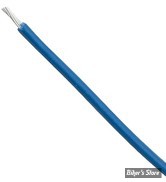 FIL ELECTRIQUE 0.80MM / 18-GAUGE - NAMZ - COULEUR : BLEU - LES 5 METRES