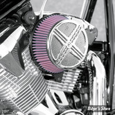 FILTRE A AIR - BARON CUSTOM ACCESSORIES - BIG AIR KIT "XXX" - YAMAHA XVS 650 VSTAR 98/11 - CHROME - BA-2311-00