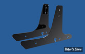 -  PLAQUES DE SISSY BAR FIXES - KHROME WERKS - SPORTSTER 04UP - NOIR - 264020