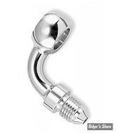 BANJO AN3 - DIAMETRE : 3/8" / 10MM - ORIENTATION : 90° - CHROME - GOODRIDGE - 