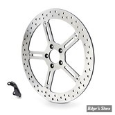 ECLATE DF - PIECE N° 01 - DISQUE AVANT 15" - ARLEN NESS BIG BRAKE - KIT DISQUE 15" - SPORTSTER 06/13 - FRETTE LISSE - COTE DROIT - 02-966