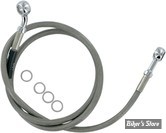 DURITE DE FREIN AVANT - SOFTAIL FLST 86/12 - LONGUEUR : 42" 1/2 - OEM 42305-86A / 42303-89A / 42303-96 - RUSSEL - INOX - R08745DS