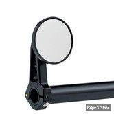 Ø GUIDON : 22MM / 7/8" OU 25,40MM / 1" - RETROVISEUR DE GUIDON - JOKER MACHINE - SWIVEL - 2" 1/4 - NOIR 
