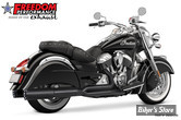 ECHAPPEMENT - FREEDOM PERFORMANCE - INDIAN CHIEF 14/21 - UNION 2 EN 1 - NOIR / EMBOUT DROIT SCULPTE  : NOIR - IN00154