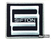 ECUSSON/PATCH - V-TWIN - SIFTON - TAILLE : 2.5" X 2.5" ( 6.35 CM X 6.35 CM ) - LA PAIRE