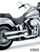 Silencieux Vance & Hines - Twin Slash - FLSTF / FLSTFB / DEUCE 07/16 - CHROME - 16843