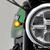 CLIGNOTANT A LEDS - DAYTONA - Turn Signals D-Light SOL, LED - CABOCHON : ORANGE / CORPS : NOIR