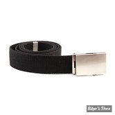 CEINTURE - FOSTEX - WEB BELT BLACK - NOIRE