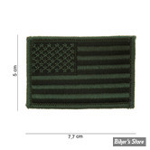 ECUSSON/PATCH VELCRO - FOSTEX - PATCH FLAG USA SUBDUED - TAILLE : 5 X 7.7 CM