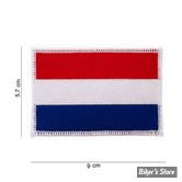 ECUSSON/PATCH VELCRO - FOSTEX - PATCH FLAG HOLLAND - TAILLE : 5 X 9 CM