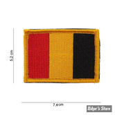 ECUSSON/PATCH VELCRO - FOSTEX - PATCH FLAG BELGIUM - TAILLE : 5.2 X 7.4 CM