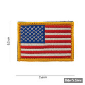 ECUSSON/PATCH VELCRO - FOSTEX - PATCH FLAG USA - TAILLE : 5.2 X 7.4 CM