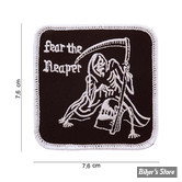 ECUSSON/PATCH - FOSTEX - PATCH FEAR THE REAPER - TAILLE : 7.6 X 7.6 CM