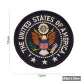 ECUSSON/PATCH - FOSTEX - PATCH UNITED STATES OF AMERICA - TAILLE : 7.8 X 7.8 CM