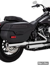 SILENCIEUX VANCE & HINES - ELIMINATOR 300 SLIP-ON PCX - SOFTAIL MILWAUKEE EIGHT FLHC/S / FLDE 18UP - CHROME - 16316