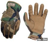 GANTS - MECHANIX - FAST FIT WOODLAND - COULEUR : CAMO - HOMOLOGUE MECANIQUE ( HORS UTILISATION ROUTIERE DE LA MOTO)