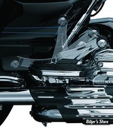 REPOSES PIEDS SUPPLEMENTAIRES POUR PLATEFORMES PASSAGER SPECIFIQUE HD - KURYAKYN - TOURING 10/17 - Adjustable Passenger Pegs - CHROME - 4353