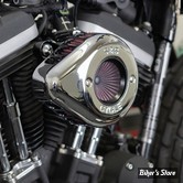 - FILTRE A AIR - S&S - SPORTSTER 07UP - STEALTH AIR STINGER KIT - TEARDROP - CHROME - 170-0725