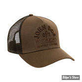 CASQUETTE - JOHN DOE - TRUCKER - HERITAGE BROWN