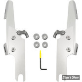 PARE BRISE DÉTACHABLE - MEMPHIS SHADES FATS / SLIM : KIT DE MONTAGE - FLRT Freewheeler 15/20 - FINITION : POLI - MEK2017