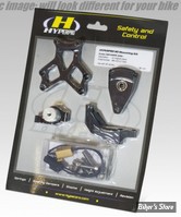 - AMORTISSEUR DE DIRECTION HYPERPRO - STEERING DAMPER MOUNTING KIT : KIT DE MONTAGE - SOFTAIL FXBB 18UP - NOIR - MK-HD17-S002-B