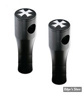 RISERS HELLS KITCHEN CHOPPERS - IRON CROSS - HAUTEUR : 8" - NOIR