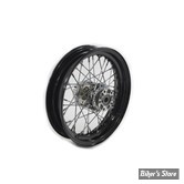 16 X 3.00 - ROUE ARRIÈRE 40 RAYONS - SPORTSTER 08up SANS ABS - 16 X 3.00 - OEM 41478-10A - NOIR AVEC RAYONS CHROMÉS.