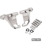 ECLATE J - PIECE N° 20 - KIT DE MONTAGE REPOSES PIEDS PASSAGER - SPORTSTER 04/13 - OEM 49322-04 - Chrome