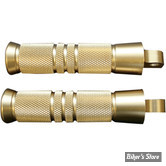 REPOSES PIEDS ACCUTRONIX - Laiton/Brass - Knurled / Grooved