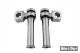 RISERS POST OFFSET RISERS / DOG BONE - HAUTEUR : 6" - JAMMER CYCLE PRODUCT - CHROME