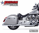 ECHAPPEMENT - FREEDOM PERFORMANCE - INDIAN CHIEFTAIN 14UP - UNION 2 EN 1 - CHROME / EMBOUT DROIT  : CHROME - IN00162