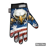 GANTS - LETHAL THREAT - USA EAGLE - BLEU/ROUGE/BLANC - TAILLE M