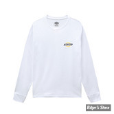 TEE-SHIRT MANCHES LONGUES - DICKIES - RUSTON - BLANC - TAILLE S