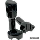 RISERS LA CHOPPERS - SMOOTH - HAUTEUR -100MM / 4" - DROIT - NOIR