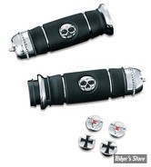 POIGNEES KURYAKYN - TRANSFORMER GRIPS - 82UP - CHROME - 6291