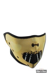 MASQUE - ZANHEADGEAR FACE MASK - HANNIBAL - COULEUR JAUNE / NOIR - TAILLE UNIQUE