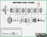  ECLATE A - PIECE N° 00 - ECLATE PIECES EMBRAYAGE - BIGTWIN 36/84