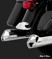  SILENCIEUX VANCE & HINES - MONSTER V SLIP-ONS - TOURING 95/16 - CHROME - 16565