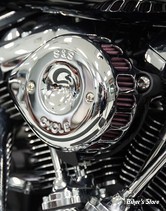    - FILTRE A AIR - S&S - MINI TEARDROP STEALTH AIR CLEANER KIT - TOURING MILWAUKEE-EIGHT® 17UP - CHROME - 170-0435A