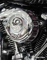 KIT FILTRE A AIR S&S - TEARDROP - MINI TEARDROP STEALTH AIR CLEANER KIT - TOURING MILWAUKEE-EIGHT® 17UP - CHROME - 170-0435A