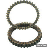 ECLATE C - PIECE N° 16 - DISQUES D'EMBRAYAGE - BIG TWIN 90/97 / SPORTSTER 91UP / XR1200 08/12 - OEM 37911-90 - CARBONE - LE KIT - 302-30-20011