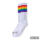 CHAUSSETTES - AMERICAN SOCKS - THE CLASSICS - MID HIGH - RAINBOW PRIDE