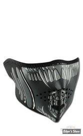 MASQUE - ZANHEADGEAR FACE MASK - ALIEN - COULEUR GRIS / NOIR - TAILLE UNIQUE