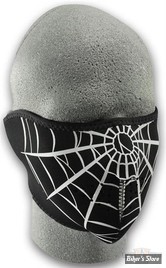 MASQUE - ZANHEADGEAR FACE MASK - SPIDERWEB - COULEUR NOIR / BLANC - TAILLE UNIQUE