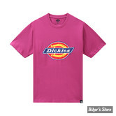 TEE-SHIRT - DICKIES - ICON LOGO - PINK BERRY / ROSE - TAILLE M