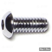 VIS TETE BOMBEE 8-32 X 16MM - ALLEN - CHROME 