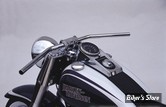 GUIDON DRAG BAR - Lucas - DRAG BAR - LONG - SANS EMPREINTES - CHROME - MCL120SC